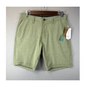 NWT Vissla Mens 30 Cayons Hybrid 18.5" Walk Shorts Sage Green Recycled Polyester